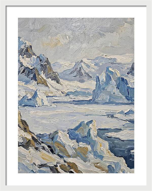 Antarctic Serenity In Blue