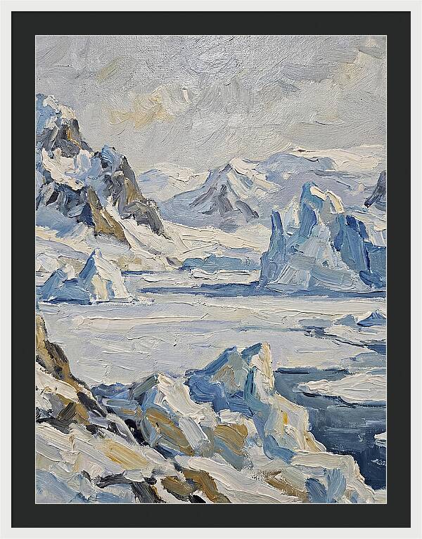 Antarctic Serenity In Blue