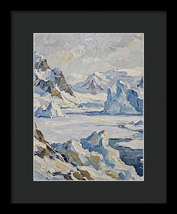 Antarctic Serenity In Blue