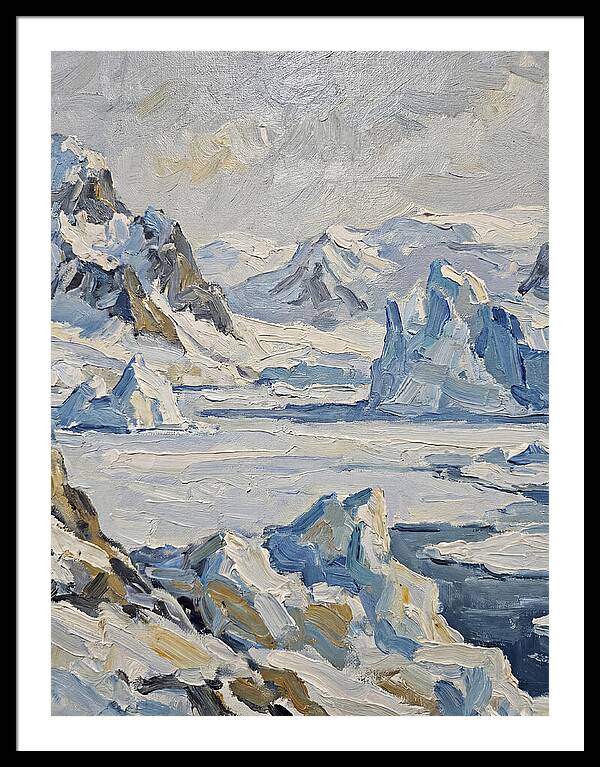 Antarctic Serenity In Blue
