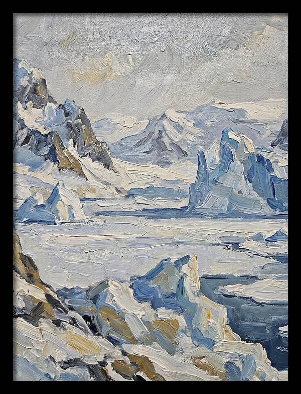 Antarctic Serenity In Blue