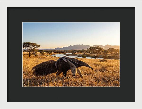Anteater Family In Harmony