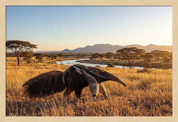 Anteater Family In Harmony