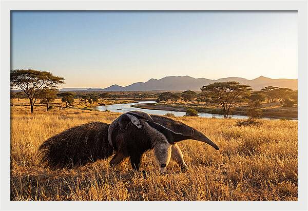 Anteater Family In Harmony