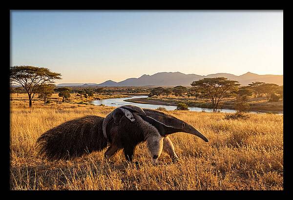 Anteater Family In Harmony