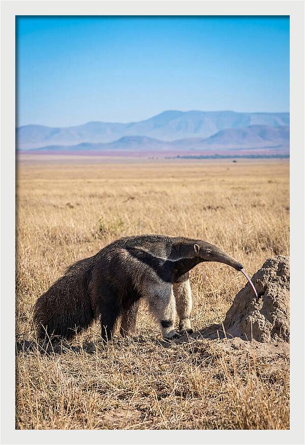 Anteater With Long Tongue