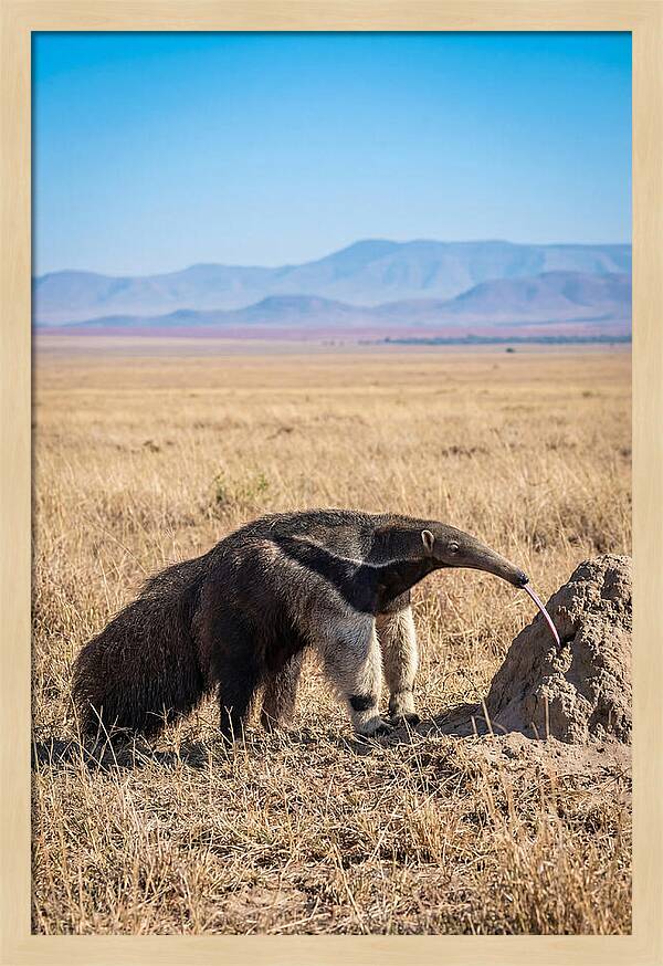 Anteater With Long Tongue