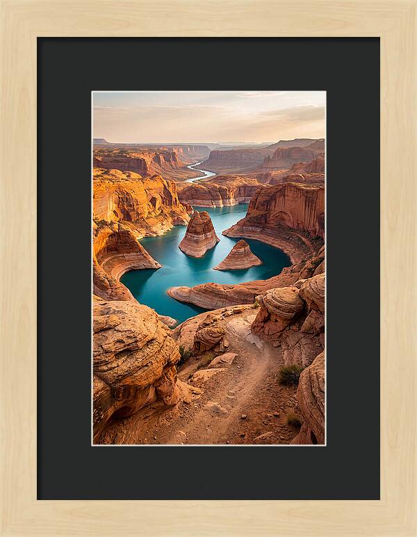 Antelope Canyon Overlook Above Lake Powell