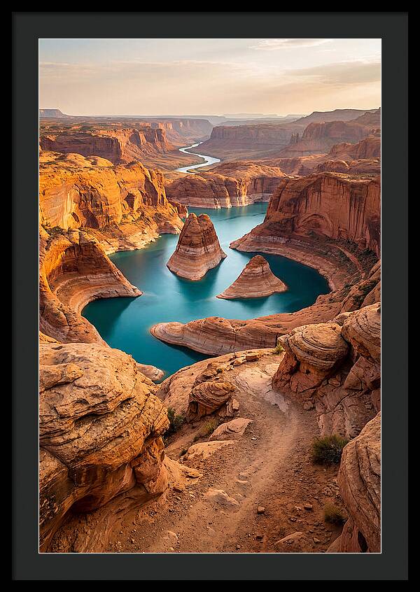 Antelope Canyon Overlook Above Lake Powell