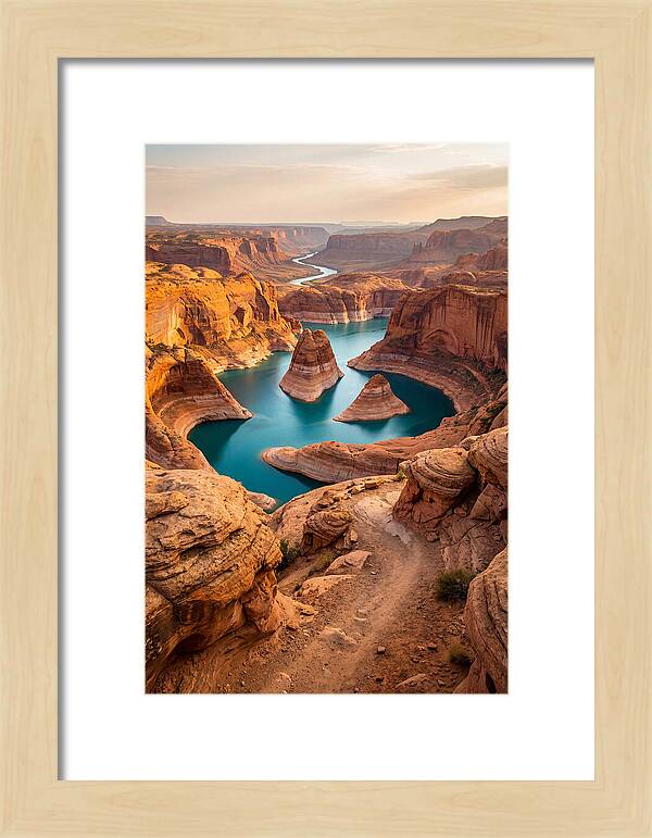 Antelope Canyon Overlook Above Lake Powell