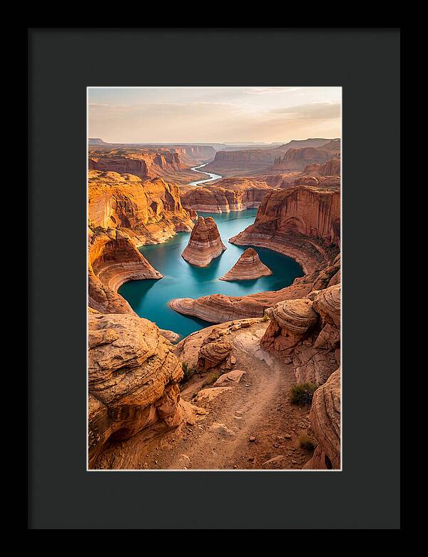 Antelope Canyon Overlook Above Lake Powell