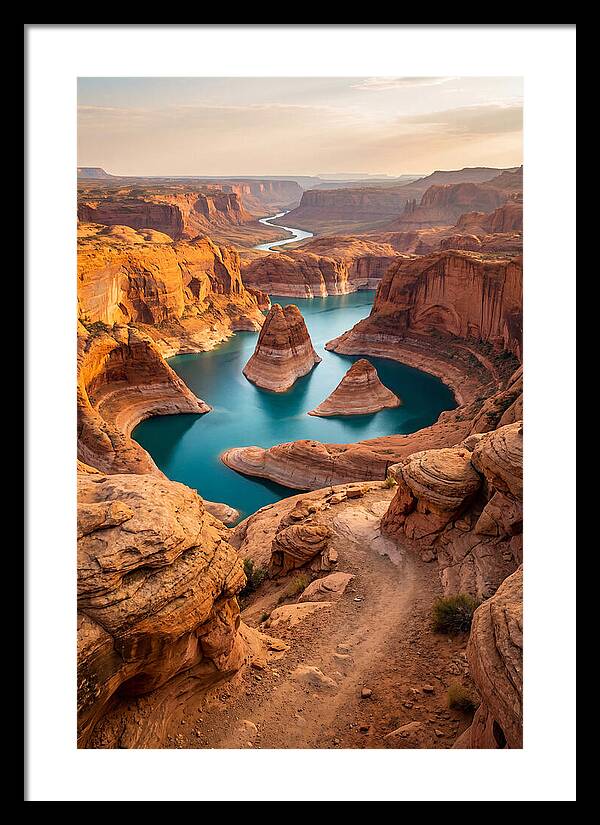 Antelope Canyon Overlook Above Lake Powell