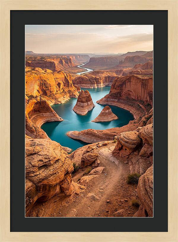 Antelope Canyon Overlook Above Lake Powell