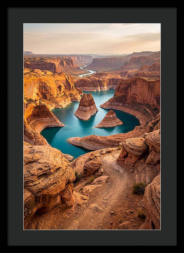 Antelope Canyon Overlook Above Lake Powell