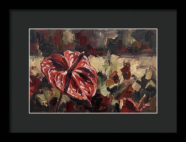 Anthurium In Vibrant Red