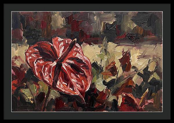 Anthurium In Vibrant Red