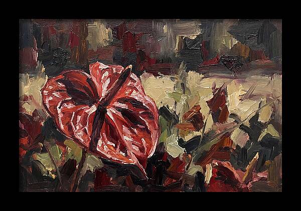 Anthurium In Vibrant Red
