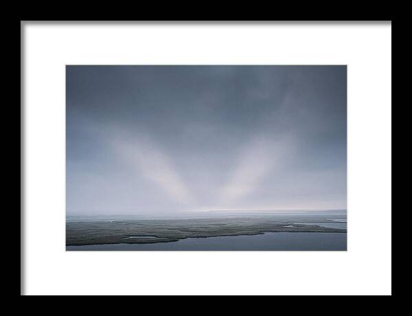 Anticrepuscular Rays Over Water