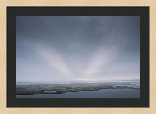 Anticrepuscular Rays Over Water