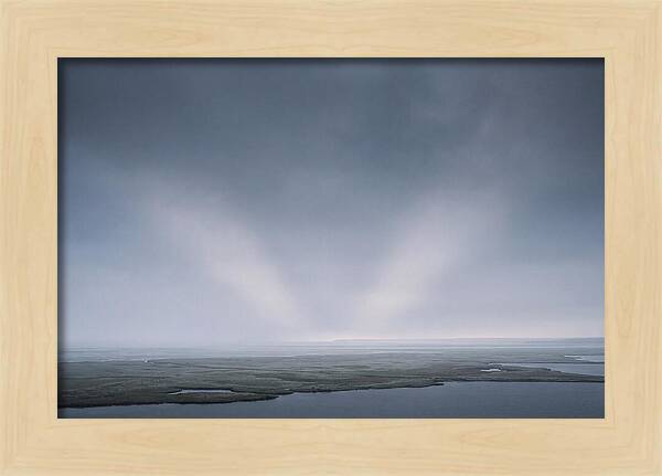 Anticrepuscular Rays Over Water