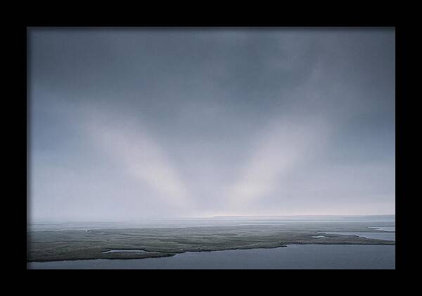 Anticrepuscular Rays Over Water
