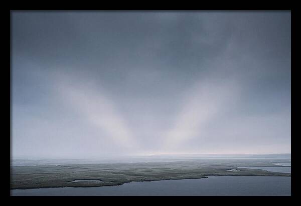 Anticrepuscular Rays Over Water