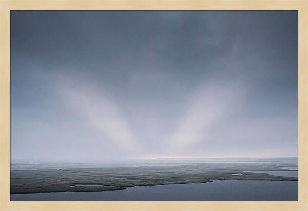 Anticrepuscular Rays Over Water