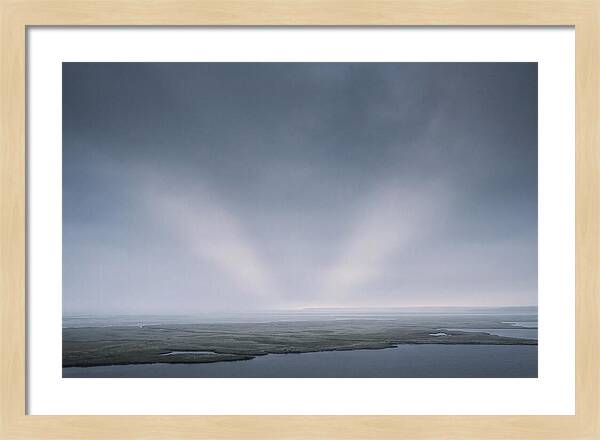 Anticrepuscular Rays Over Water