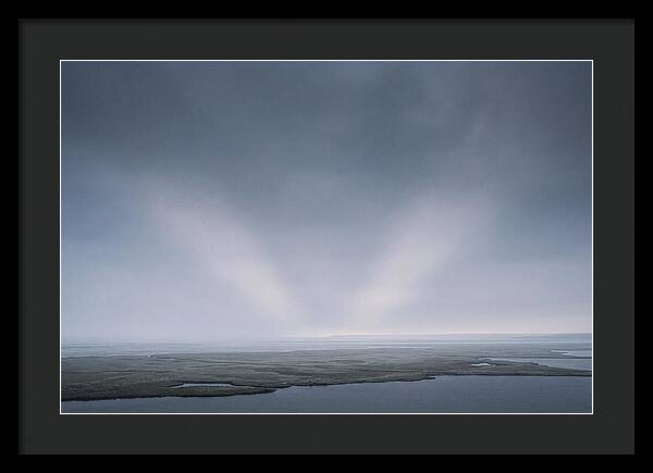 Anticrepuscular Rays Over Water