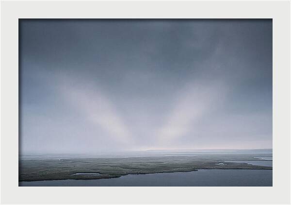 Anticrepuscular Rays Over Water