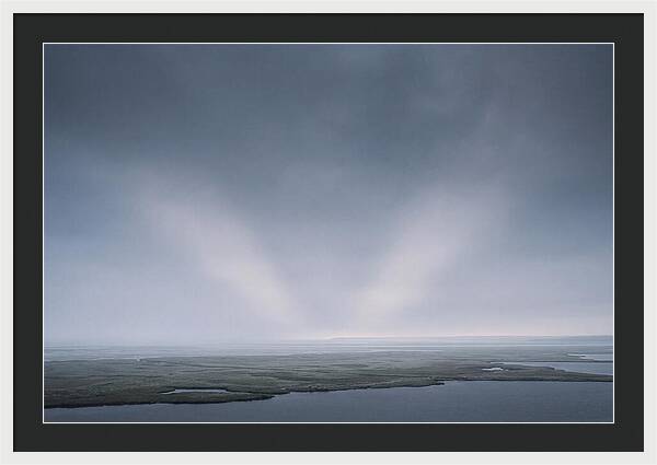 Anticrepuscular Rays Over Water