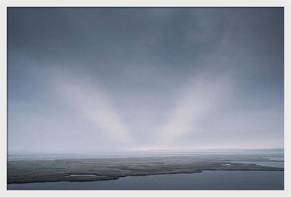 Anticrepuscular Rays Over Water