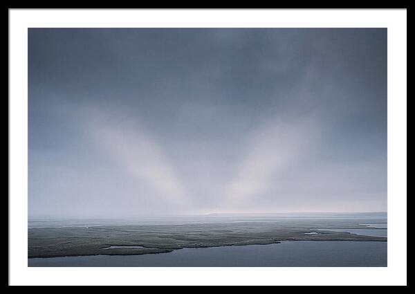 Anticrepuscular Rays Over Water
