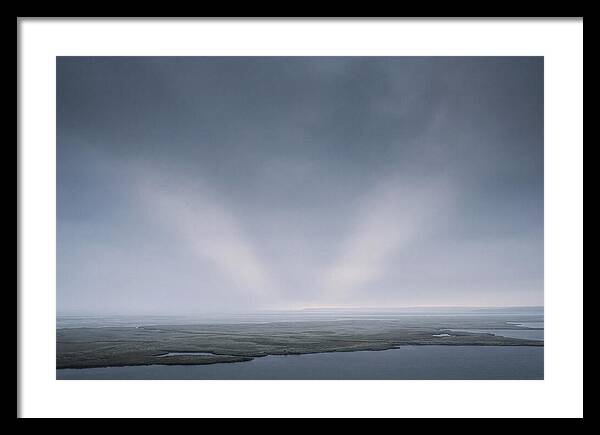 Anticrepuscular Rays Over Water
