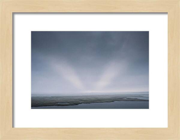 Anticrepuscular Rays Over Water