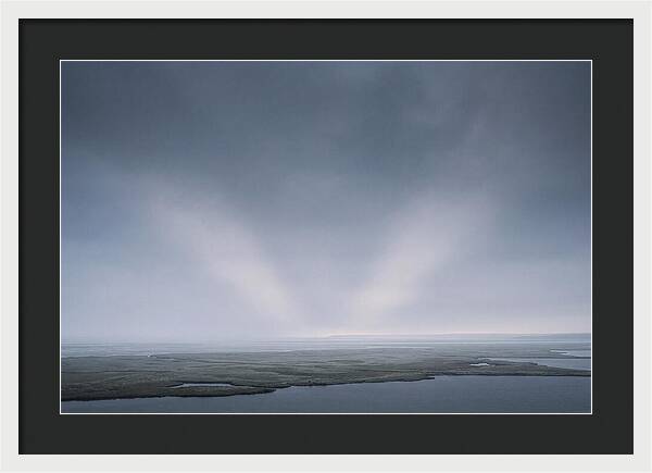 Anticrepuscular Rays Over Water