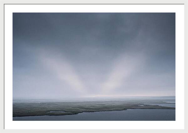 Anticrepuscular Rays Over Water