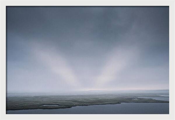 Anticrepuscular Rays Over Water