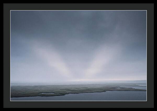 Anticrepuscular Rays Over Water