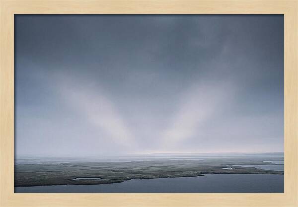 Anticrepuscular Rays Over Water