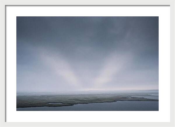 Anticrepuscular Rays Over Water
