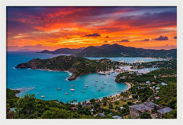 Antigua Sunset Over Shirley Heights