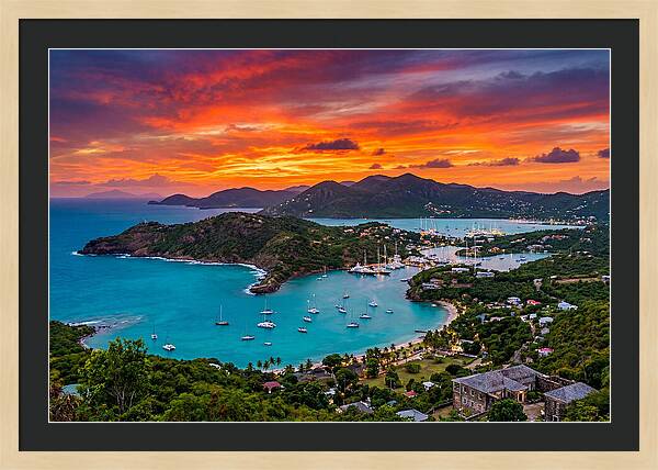 Antigua Sunset Over Shirley Heights