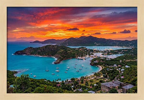 Antigua Sunset Over Shirley Heights