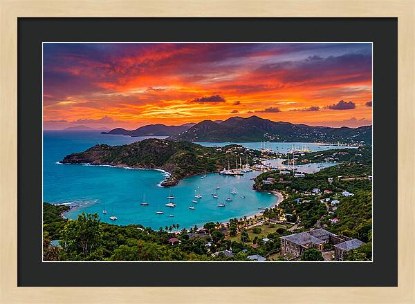 Antigua Sunset Over Shirley Heights