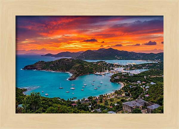 Antigua Sunset Over Shirley Heights