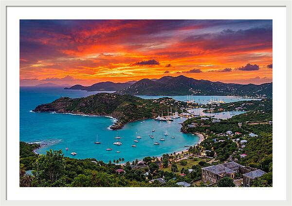 Antigua Sunset Over Shirley Heights