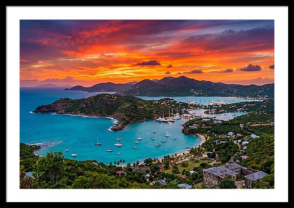 Antigua Sunset Over Shirley Heights