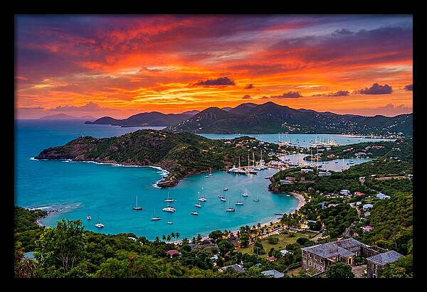 Antigua Sunset Over Shirley Heights
