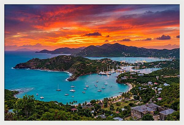 Antigua Sunset Over Shirley Heights